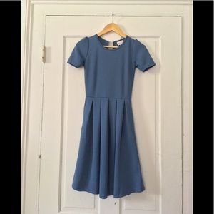 Blue LuLaRoe Amelia Dress